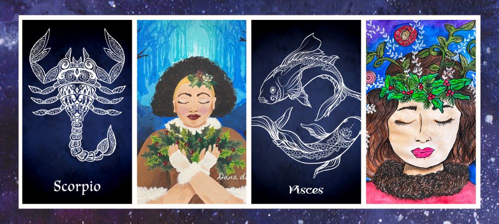 Art Journal with the Moon December 11-17 2023