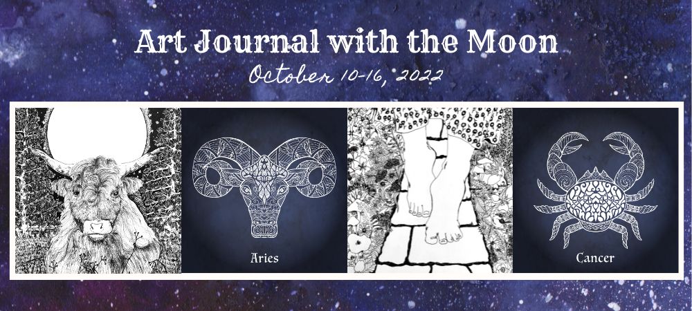 Art Journal with the Moon October 10-16 2022