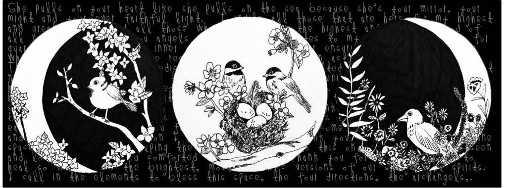 Banner for Art Journaling with the Moon 2