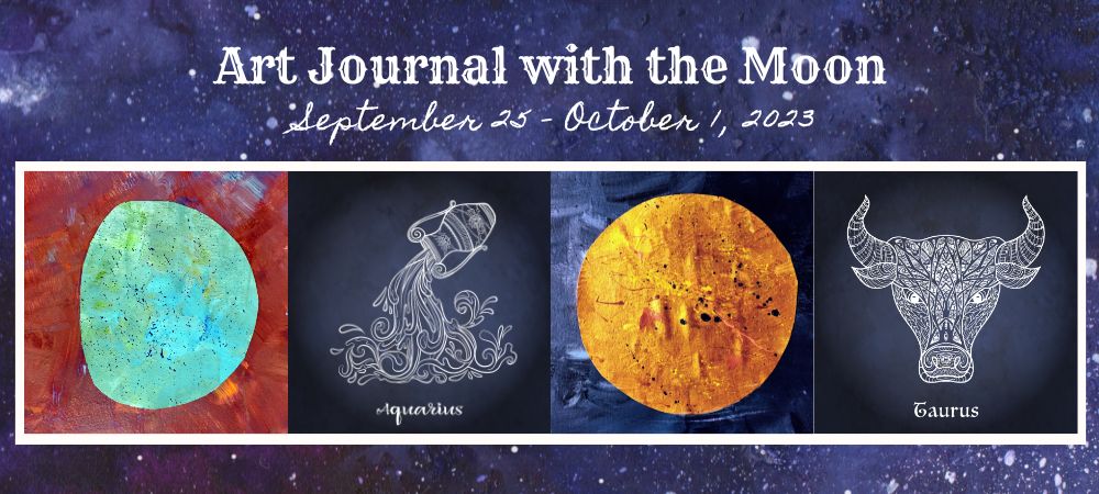 art journal with the moon september 25 - october 1 2023