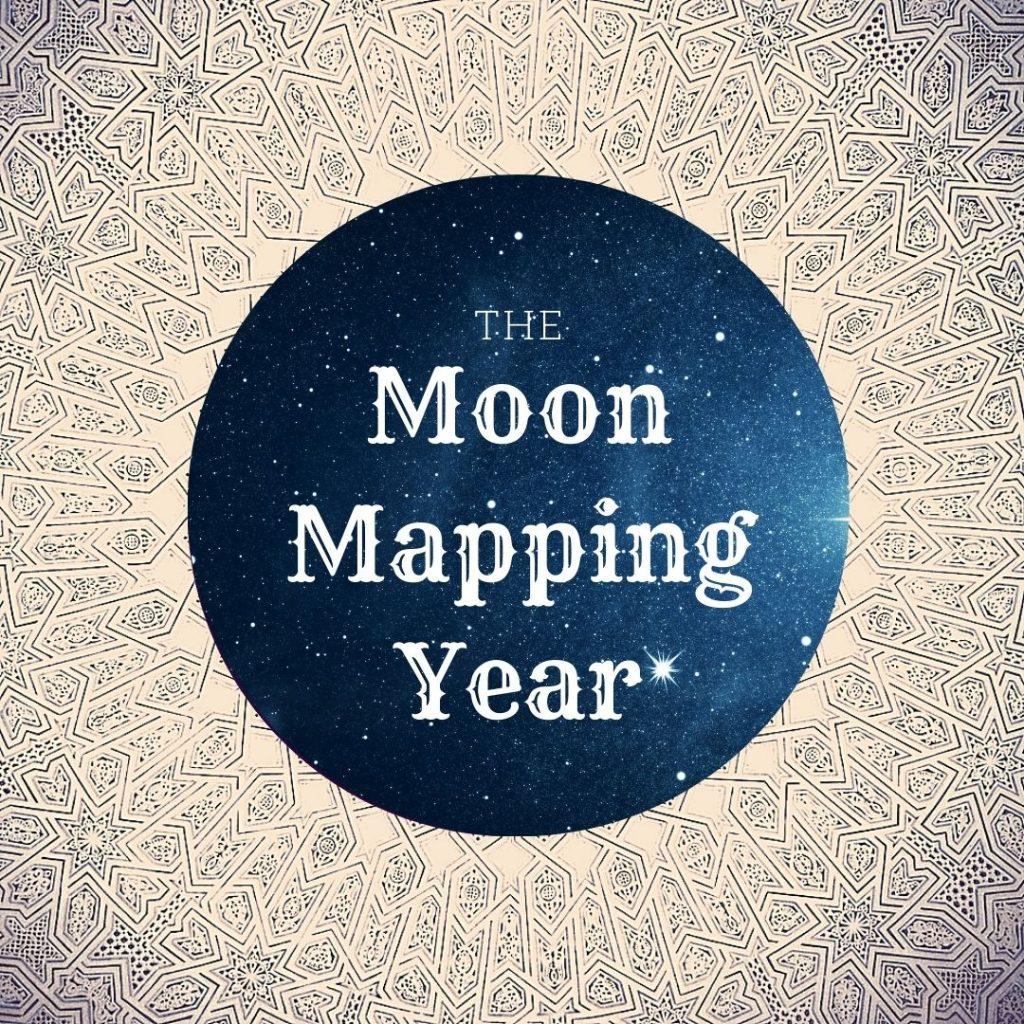 moon mapping year logo